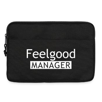 Feelgood Manager Tshirt - Laptop bag 13" - black - Front