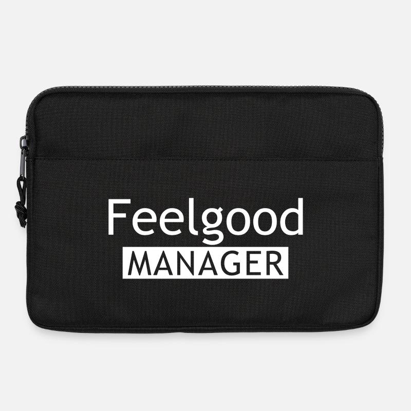 Feelgood Manager Tshirt - Laptoptasche 13" - Schwarz