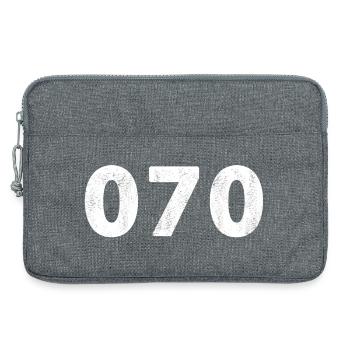 070 La Haye Rijswijk Voorburg Leidschendam - Sacoche pour ordinateur portable 13 pouces - gris chiné - Devant