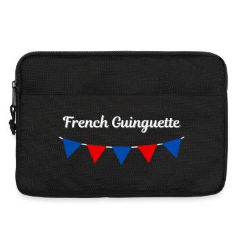 French guinguette - Sacoche pour ordinateur portable 13 pouces - noir - Devant
