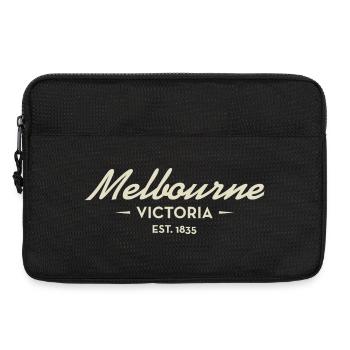 Melbourne Vintage Est 1835 - Laptoptasche 13" - Schwarz - Vorne