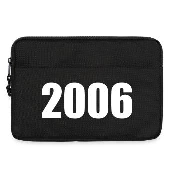 2006 Birthday Template Personalize Design - Laptop bag 13" - black - Front
