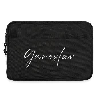 Yaroslav Name T-Shirt Geschenk Für Männer - Laptoptasche 13" - Schwarz - Vorne