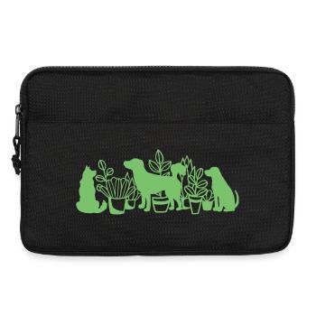 Hundeliebhaber Hundebesitzer - Laptoptasche 13" - Schwarz - Vorne