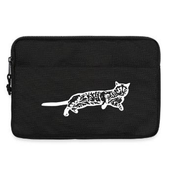 White Cat Cat White Cats Gift - Laptop bag 13" - black - Front