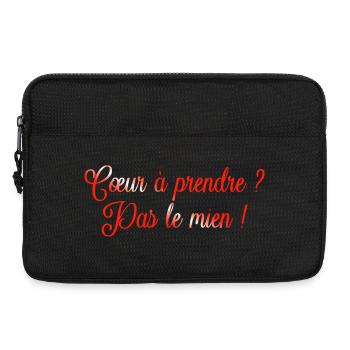 VALENTINES DAY HEART LOVE LOVE ROSE c - Laptop bag 13" - black - Front