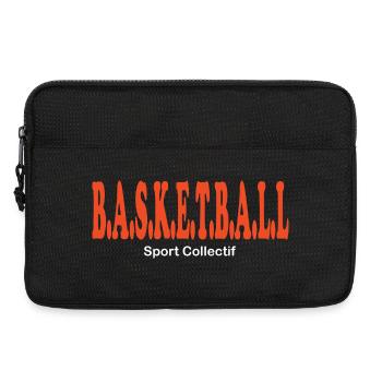 Basket-ball Énergétique pour Sportifs - Sacoche pour ordinateur portable 13 pouces - noir - Devant