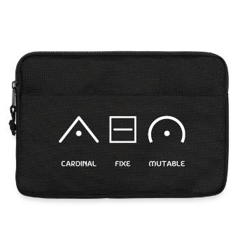 Mode Astrologique - Sacoche pour ordinateur portable 13 pouces - noir - Devant