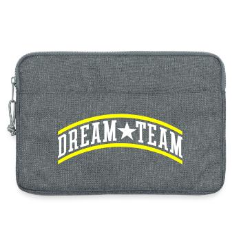 Travail d’équipe de rêve - Sacoche pour ordinateur portable 13 pouces - gris chiné - Devant