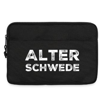 Alter Schwede Lustiger Ausdruck Spruch - Laptoptasche 13" - Schwarz - Vorne