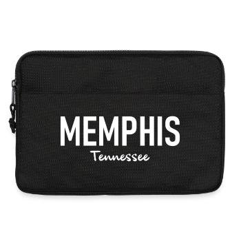 Memphis - Tennessee - États-Unis - États-Unis Amérique - Sacoche pour ordinateur portable 13 pouces - noir - Devant