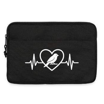 Heart Canary - Laptop bag 13" - black - Front
