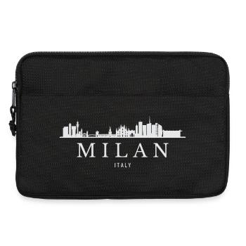 Milan Skyline, Milan Italy - Laptop bag 13" - black - Front