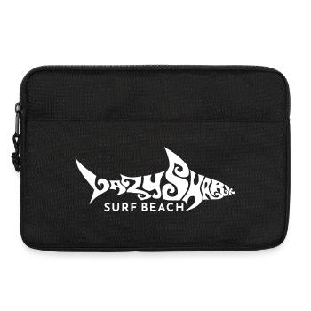 Hai Lazy Shark surf beach sixties beach maritime - Laptop bag 13" - black - Front