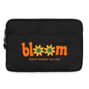 🌻Bloom right where you are planted Psalm 92:13 - Laptop bag 13" - black - Front
