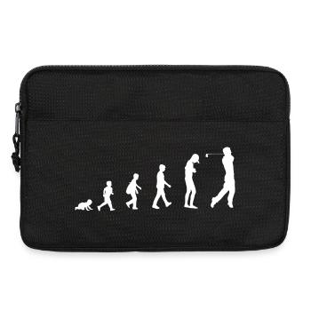 Development from baby to golfer / Golf Sport - Laptop bag 13" - black - Front
