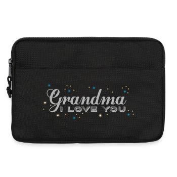 Oma Ich Liebe Dich Weihnachten - Laptoptasche 13" - Schwarz - Vorne