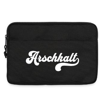 Arschkalt - Laptoptasche 13" - Schwarz - Vorne