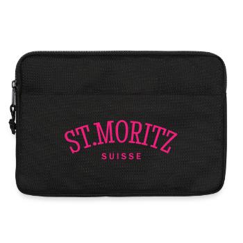 St. Moritz - Suisse - Switzerland - Swiss - Laptop bag 13" - black - Front