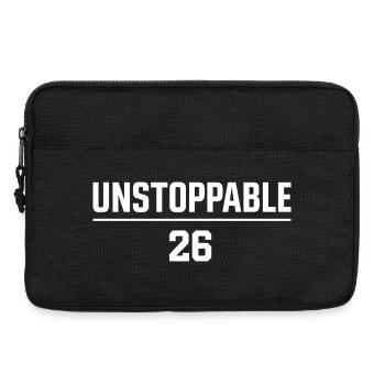 Unstoppable 26 Motivation 2026 - Laptop bag 13" - black - Front