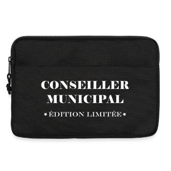 conseiller municipal - Sacoche pour ordinateur portable 13 pouces - noir - Devant