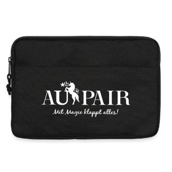 Au Pair Auslandsjahr Abschied Babysitter Aupair - Laptoptasche 13" - Schwarz - Vorne