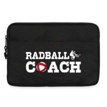 Radball Coach, Radball, Radballer, Hallenradsport - Laptoptasche 13" - Schwarz - Vorne