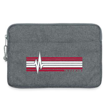 Battement de cœur Autriche ECG Autriche Autrichiens - Sacoche pour ordinateur portable 13 pouces - gris chiné - Devant