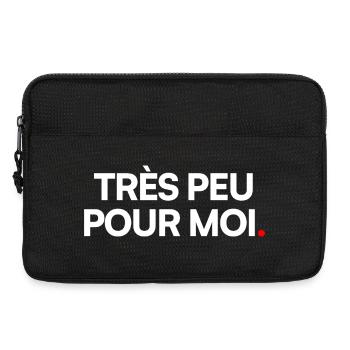 Très peu pour moi - Sacoche pour ordinateur portable 13 pouces - noir - Devant