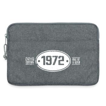 1972 Birthday 1972 - Laptop bag 13" - heather grey - Front
