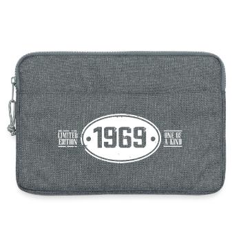 1969 Birthday 1969 - Laptop bag 13" - heather grey - Front