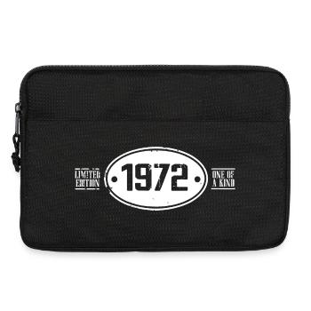 1972 Anniversaire 1972 - Sacoche pour ordinateur portable 13 pouces - noir - Devant