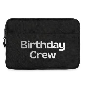 Birthday Crew - Laptop bag 13" - black - Front