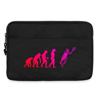 Idée cadeau pour un tennis avec tennis - Sacoche pour ordinateur portable 13 pouces - noir - Devant