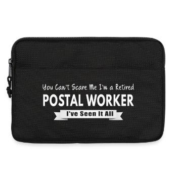 Employé postal à la retraite - Sacoche pour ordinateur portable 13 pouces - noir - Devant