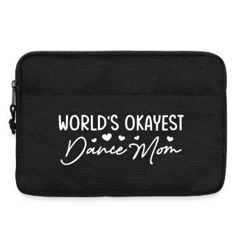 World's Okayest Dance Mom - Laptop bag 13" - black - Front