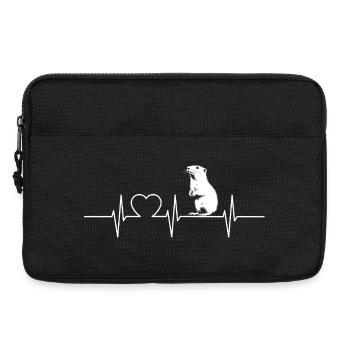 Murmeltiere Murmeltier - Laptoptasche 13" - Schwarz - Vorne