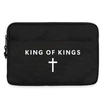 King Of Kings Minimalist Faith Jesus Christian - Laptoptasche 13" - Schwarz - Vorne