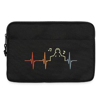 DJ Vintage Heartbeat - Laptop bag 13" - black - Front
