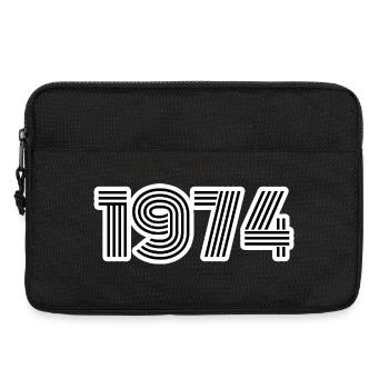 Born in 1974 - Laptop bag 13" - black - Front