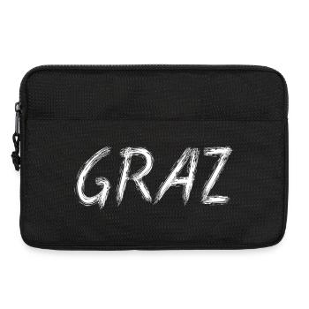 Graz Brush Street Art - Laptop bag 13" - black - Front