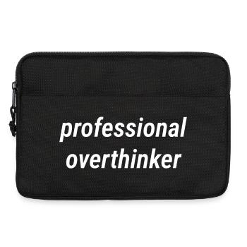 Professioneller Überdenker - Laptoptasche 13" - Schwarz - Vorne