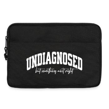 Undiagnosed but something ain`t right - Laptoptasche 13" - Schwarz - Vorne