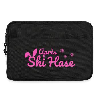 Apres Ski Rabbit Ski Après Ski Party Rose neige - Sacoche pour ordinateur portable 13 pouces - noir - Devant