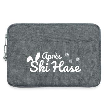 Apres Ski Rabbit Ski Après Ski Party Snow white - Laptop bag 13" - heather grey - Front