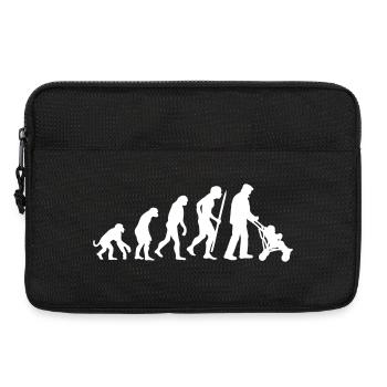 Évolution du grand-père super grand-père - Sacoche pour ordinateur portable 13 pouces - noir - Devant