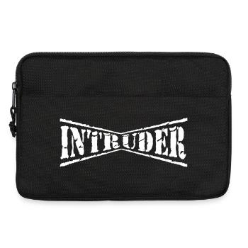 intrus hacker intrus clan sticker ordinateur - Sacoche pour ordinateur portable 13 pouces - noir - Devant