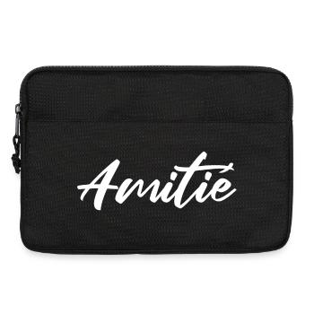 Amitie Script Élégante - Sacoche pour ordinateur portable 13 pouces - noir - Devant