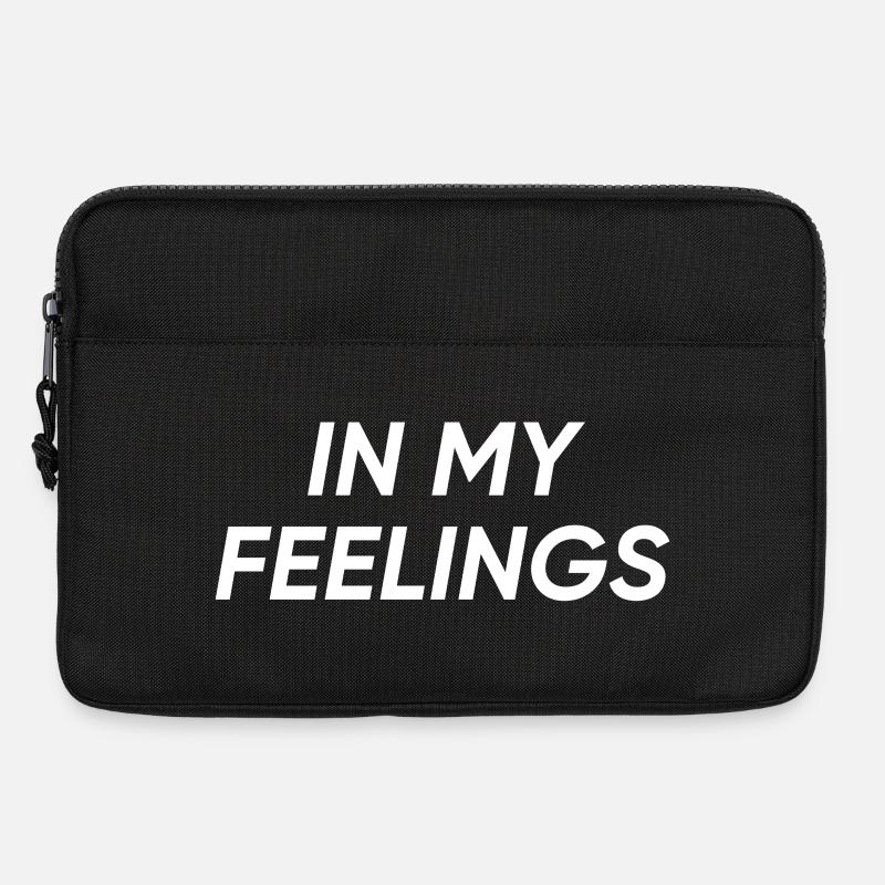 In my feelings - Laptoptasche 13" - Schwarz