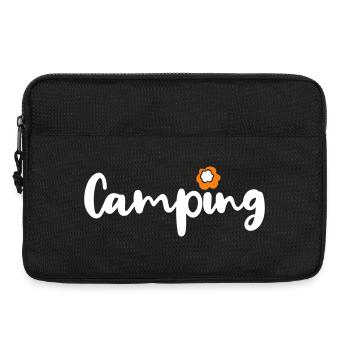 Camping Blume Urlaub Blüte Frühling Saison - Laptoptasche 13" - Schwarz - Vorne